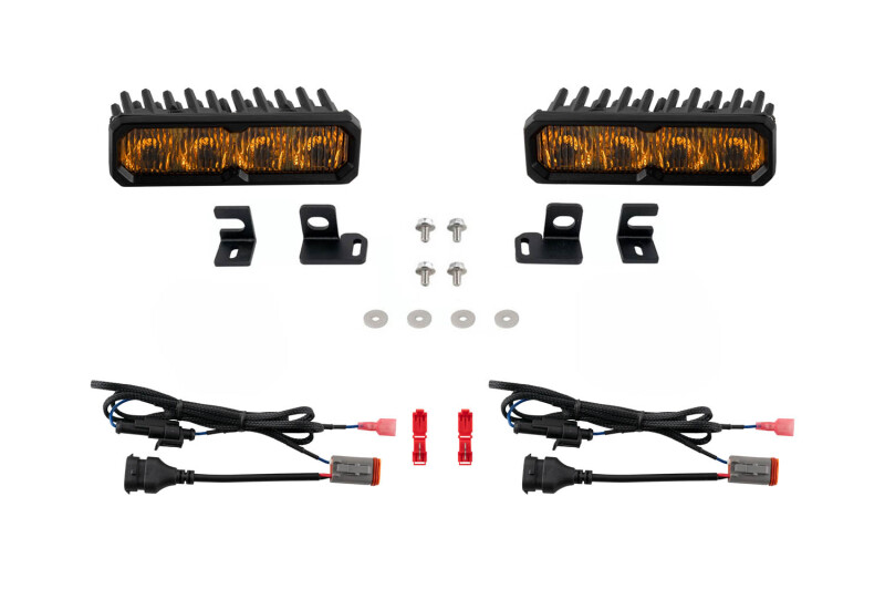 Diode Dynamics 24-26 Toyota 4Runner Fog SS6 Sport LED Kit Yellow 3000K - Image 5