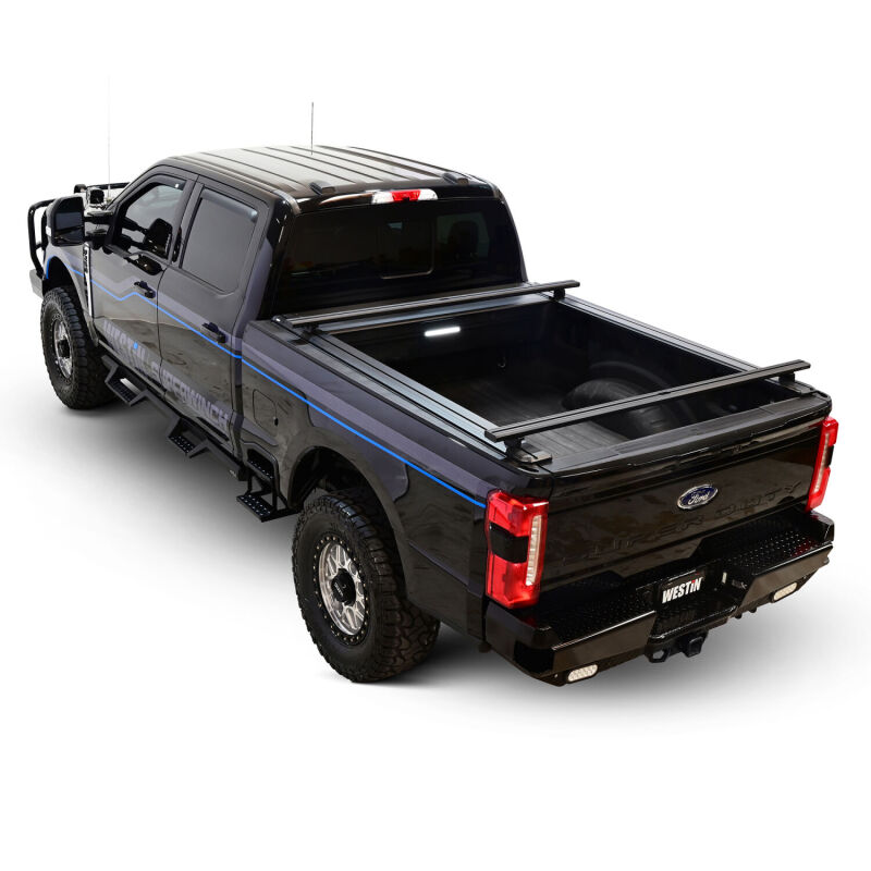 Westin 17-26 Ford F-250/F-350 SD 6.8ft Bed Electric Retractable Tonneau Cover - Black - Image 7