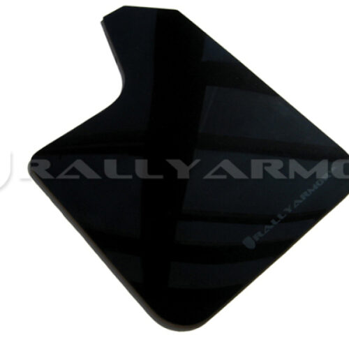 Rally Armor Universal UR Black Mud Flap w/ Metallic Black Logo - Image 3