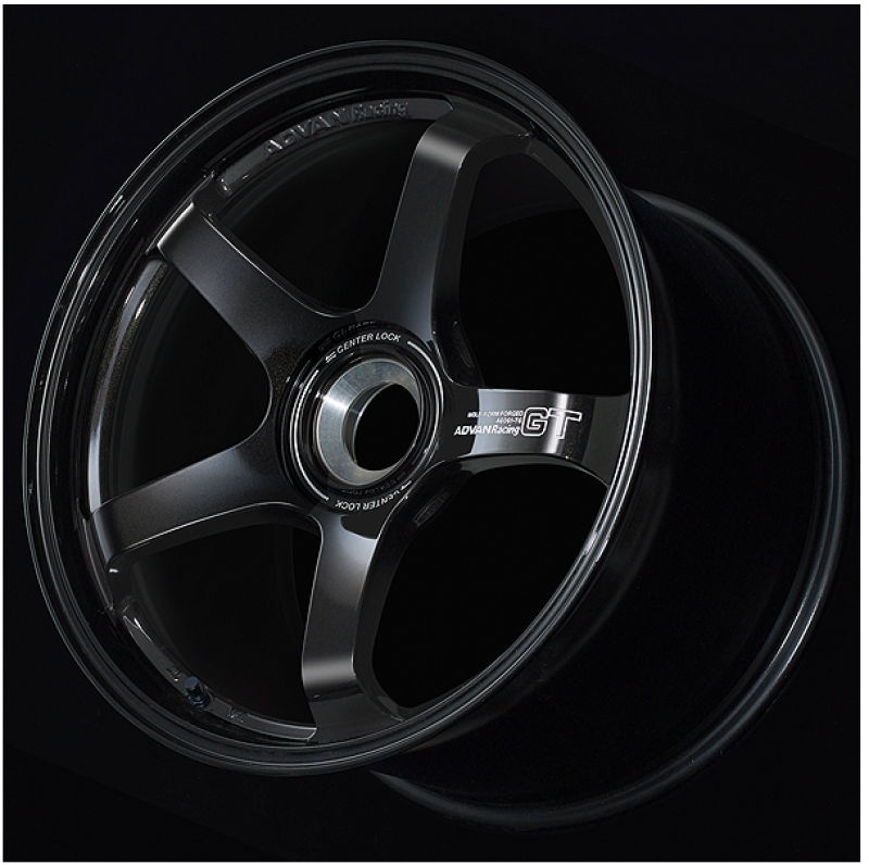 Advan YAQB8O25ETB GT Beyond 18x12 +25 5x114.3 Racing Titanium Black Wheel