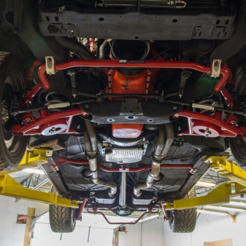 UMI Performance 3035-B 78-88 GM G-Body 1.250in Solid Chrome Moly Front Sway Bar - Image 4