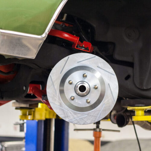 UMI Performance 78-88 GM G-Body C5/C6 Front Brake Conversion Hubs Bearings Bracket Kit - Image 2