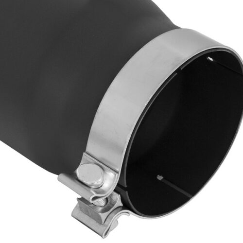 aFe Power MACH Force-Xp 5in In x 6in Out x 15in L Bolt-On 409 SS Exhaust Tip - Black - Image 5
