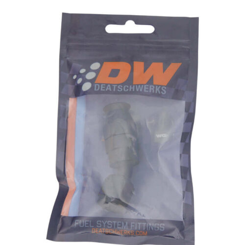 Alternative view of DeatschWerks 6 AN Female Flare Swivel 30-Degree Hose End PTFE - Anodized Matte Black