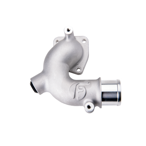 Fleece Performance 98.5-07 Dodge 2500/3500 Cummins Replacement Thermostat Housing w/Aux Port - Image 2