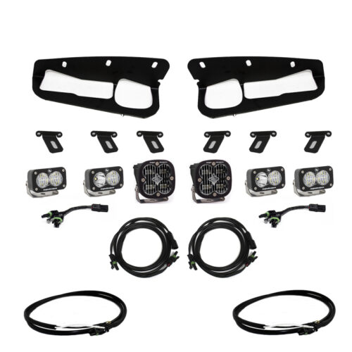 Baja Designs for 2021+ Ford Bronco Clear SAE Fog Pocket Kit w/Upfitter