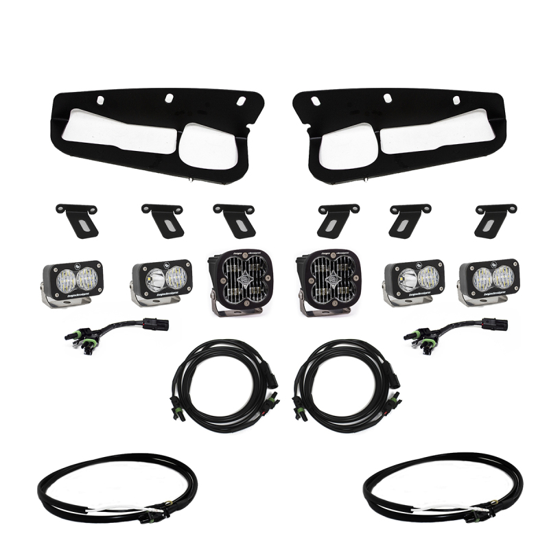 Baja Designs for 2021+ Ford Bronco Clear SAE Fog Pocket Kit w/Upfitter