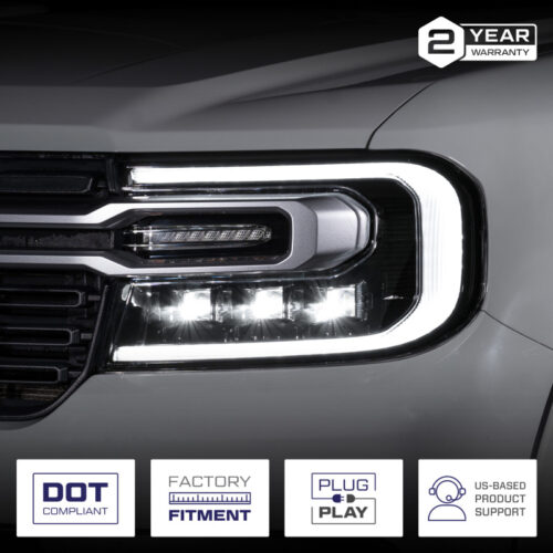 Form Lighting 22-24 Ford Maverick Sequential LED Projector Headlights (Pair) - Image 3