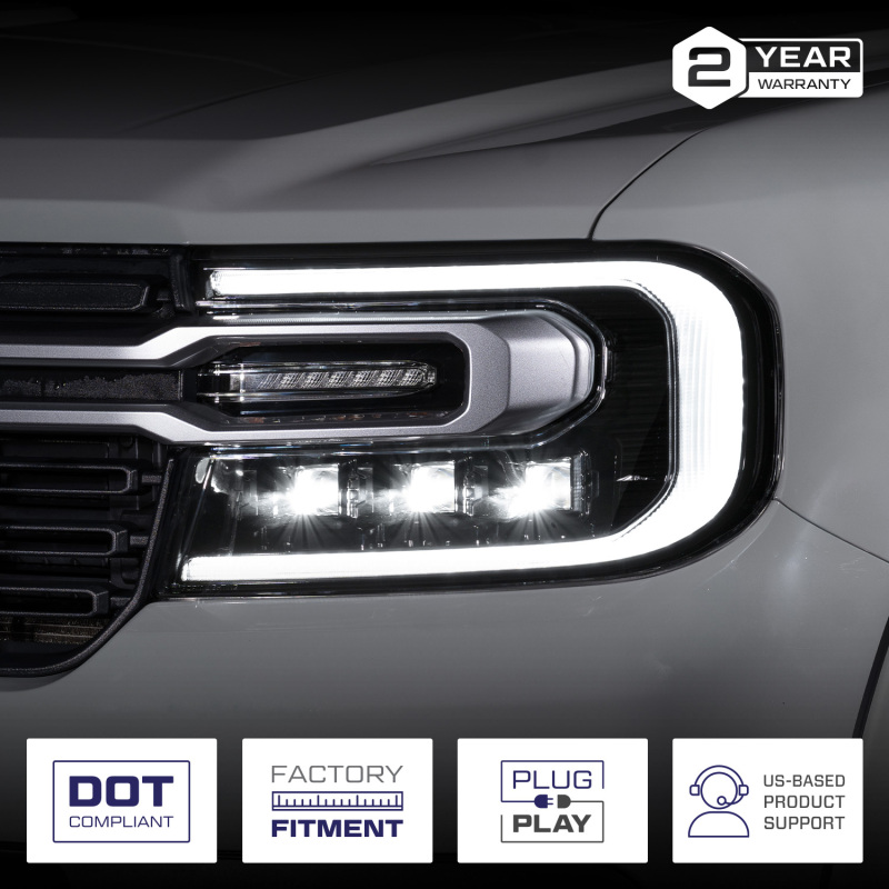 Form Lighting 22-24 Ford Maverick Sequential LED Projector Headlights (Pair) - Image 3