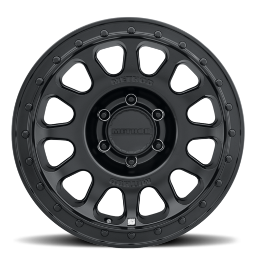 Method MR709 HD Bead Grip 18x 9in / ET12 / 8x6.5 BP / 121.3mm Bore - Black Wheel