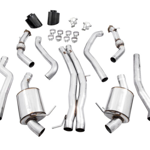 AWE Tuning Touring Edition Exhaust - RS-Style Diamond Black Tips for Audi B9.5 RS 5 Coupe Non-Resonated - Image 8