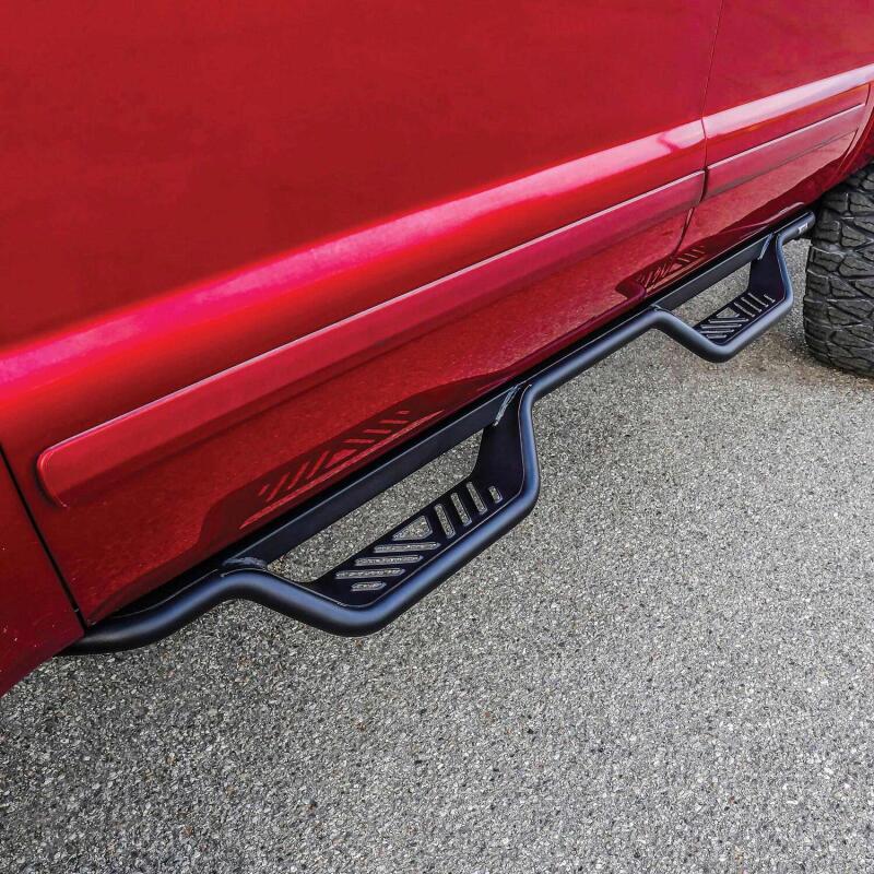 Westin 1999-2016 Ford F-250/F-350/F-450/F-550 Crew Cab Outlaw Drop Nerf Step Bars Textured Black - Image 4