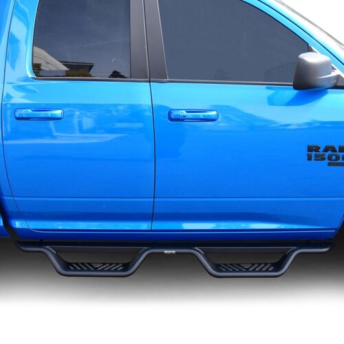 Westin 09-18/19-24 Ram 1500 Quad Cab/Classic Outlaw Drop Nerf Step Bars Textured Black - Image 7