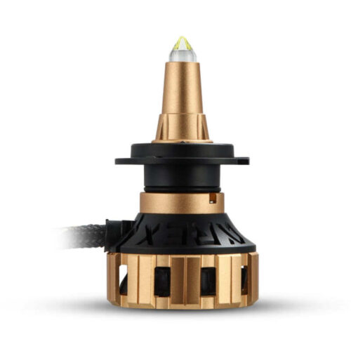Alternative view of AlphaRex Gold Ammo Panoramic LED Light Bulbs - H11