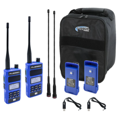 Rugged Radios R1 READY PACK - Rugged R1 - Business Band Two Way Handheld Radios - Digital and Analog