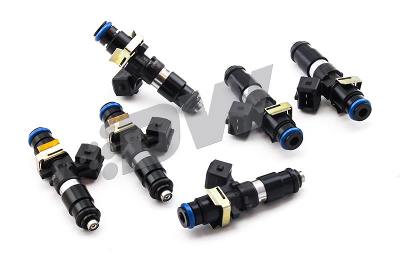 DeatschWerks 93-98 Toyota Supra TT (14mm O-Ring for Top Feed) Bosch EV14 1200cc Injectors (Set of 6) - Image 2