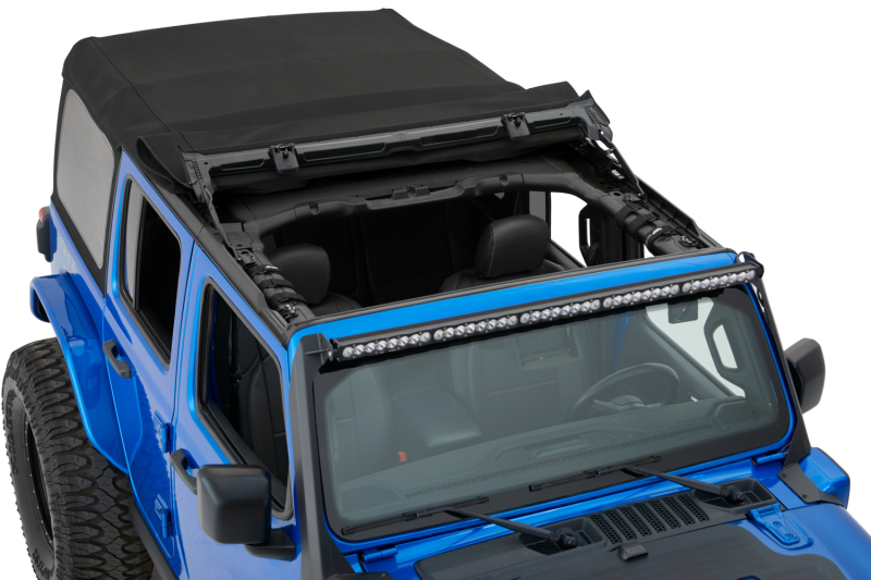Bestop 18-26 Jeep Wrangler JL 4-Door Supertop (Premium Black Twill) - Image 8