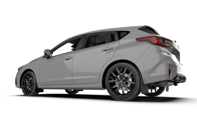 Rally Armor 24-26 Subaru Impreza Black UR Mud Flap w/ White Logo - Image 4