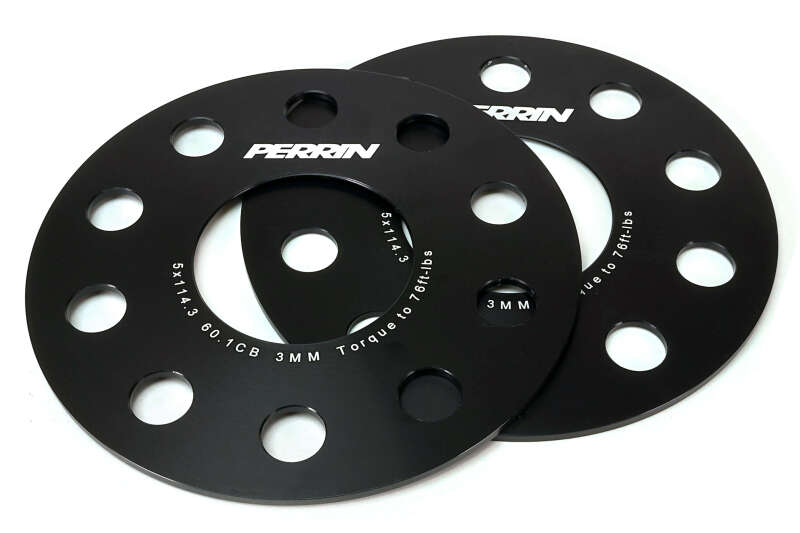 PERRIN 23-26 Toyota GR Corolla 60.1mm CB / 5x114.3 BP Wheel Spacers - 3mm - Image 4