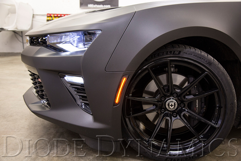 Diode Dynamics 16-21 Chevrolet Camaro LED Sidemarkers Smoked (set) - Image 9