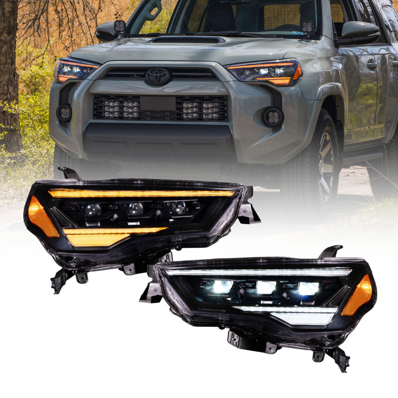 Form Lighting 2014-2024 Toyota 4Runner Sequential LED Projector Headlights (Pair) - Image 2