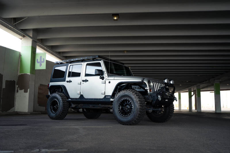 DV8 Offroad 07-18 Jeep Wrangler JK Full-Length Roof Rack - Image 9