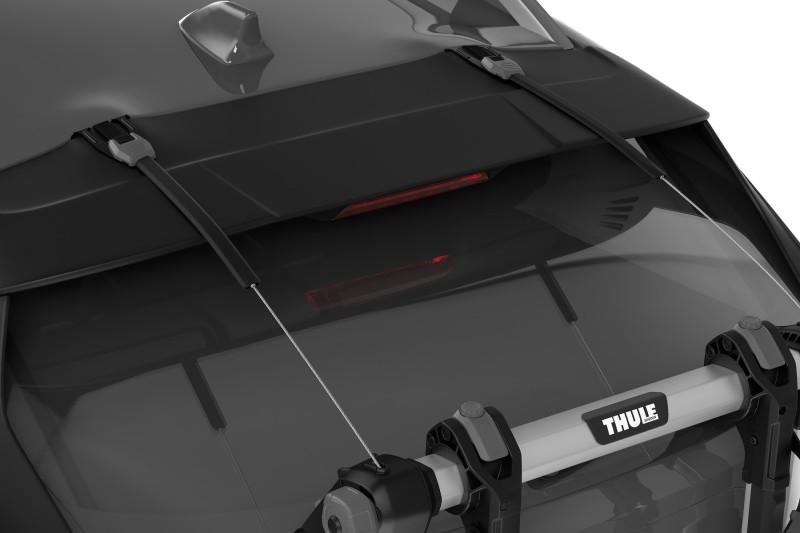 Thule OutWay Hanging-Style Trunk Bike Rack (Up to 2 Bikes) - Silver/Black - Image 8