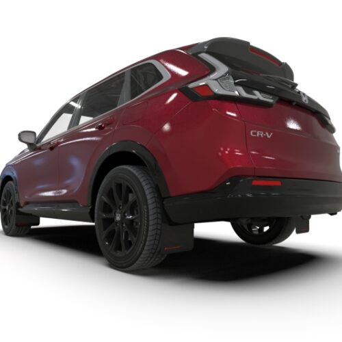 Rally Armor 23-26 Honda CR-V Black Mud Flap - White Logo - Image 4
