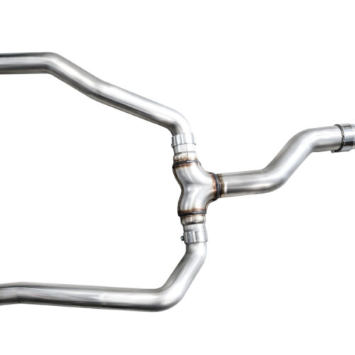AWE Tuning 0FG Exhaust for 3rd Gen Toyota Tundra - Dual Chrome Silver Tips - Image 8