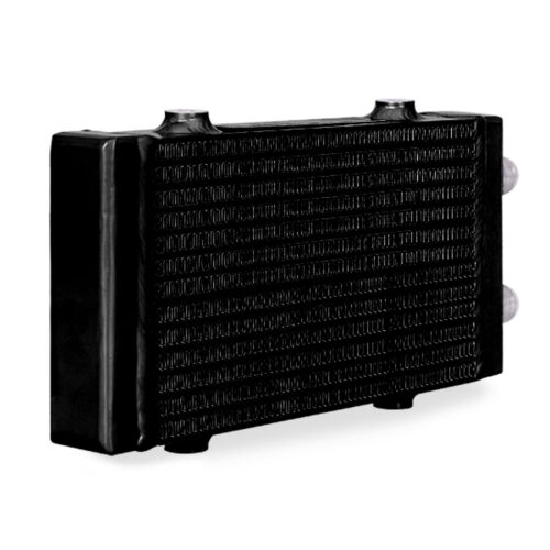 Mishimoto Universal Small Bar and Plate Dual Pass Black Oil Cooler - Image 4