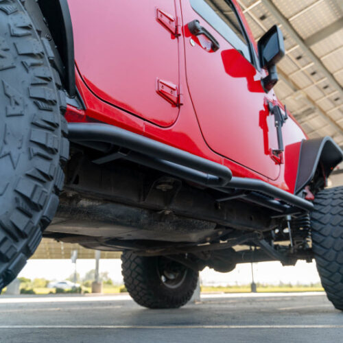 DV8 Offroad 07-18 Jeep Wrangler JK (4 Door Only) OE Plus Side Steps - Image 6