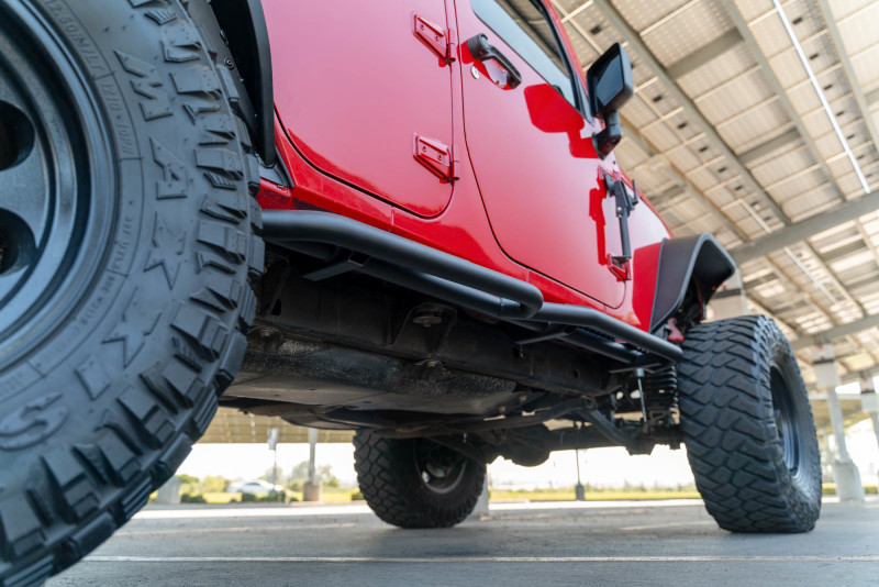 DV8 Offroad 07-18 Jeep Wrangler JK (4 Door Only) OE Plus Side Steps - Image 6