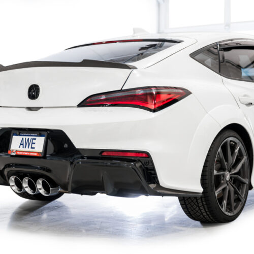 AWE Tuning Touring Edition Exhaust w/ Triple Chrome Silver Tips for 2024 Acura Integra Type S DE5 FWD - Image 9