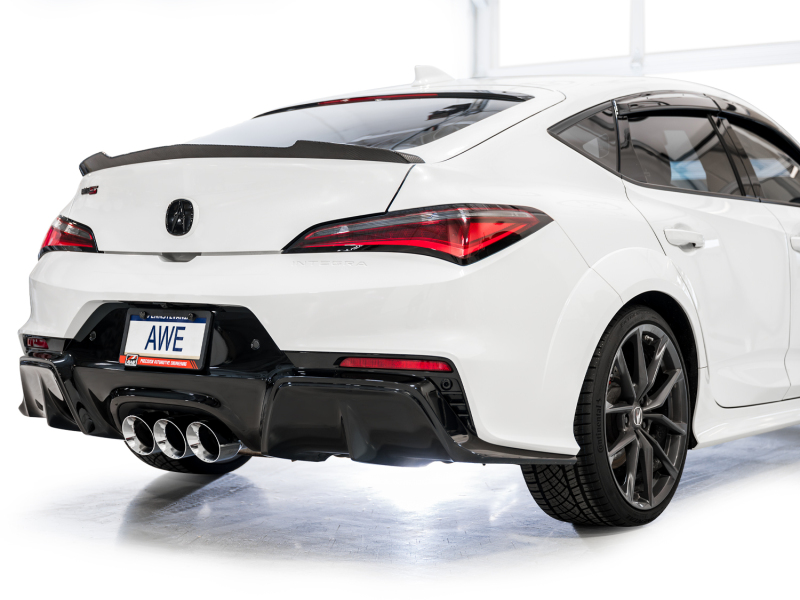 AWE Tuning Touring Edition Exhaust w/ Triple Chrome Silver Tips for 2024 Acura Integra Type S DE5 FWD - Image 9