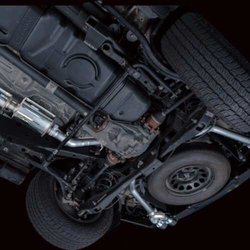AWE Tuning 2021+ GMC Tahoe/Yukon 5.3L 0FG Split Rear Exit Catback Exhaust - Quad Chrome Silver Tips - Image 6