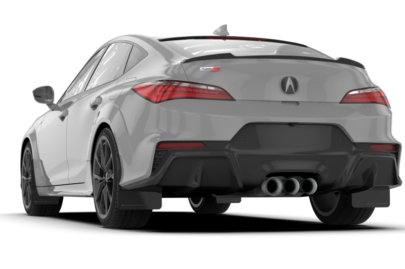 Rally Armor 23-25 Acura Integra A-Spec Black UR Mud Flap W/Blue Logo (No Drilling Req.) - Image 4