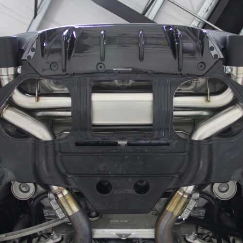 Alternative view of Dinan for 18-23 BMW M5 (F90) Free Flow Axleback Exhaust System - Black Tips