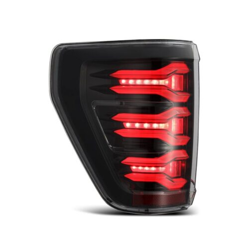 Alternative view of AlphaRex 21-22 Ford F150 LUXX LED Projector Tail Lights - Alpha-Black