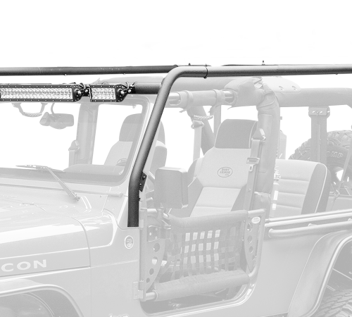 Body Armor 4x4 07-18 Jeep Wrangler JK 2/4dr Roof Rack Front/Rear Frame Kit
