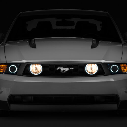 Raxiom for 2005-2012 Ford Mustang GT LED Halo Fog Lights (Smoked) - Image 7