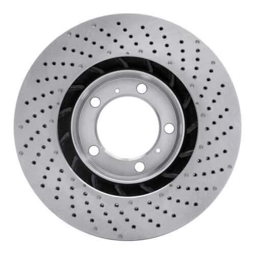 DFC 09-23 Porsche 718 Boxster Left Front Drilled Brake Rotor - Image 5