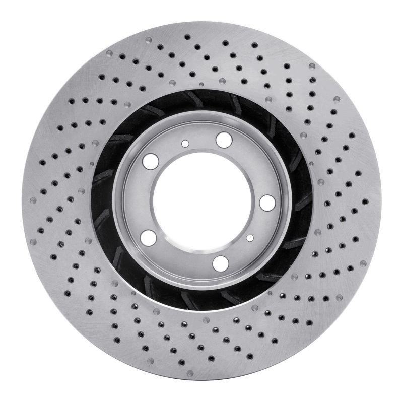 DFC 09-23 Porsche 718 Boxster Left Front Drilled Brake Rotor - Image 5