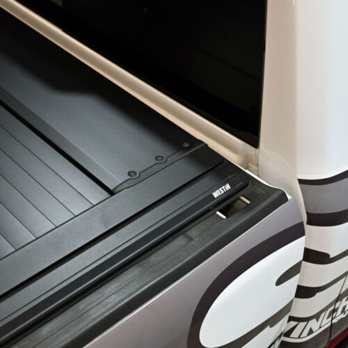 Westin 19-26 Ram 1500 (New Body)(Excl. RamBox) 5ft 7in Bed Manual Retractable Tonneau Cover - Black - Image 5
