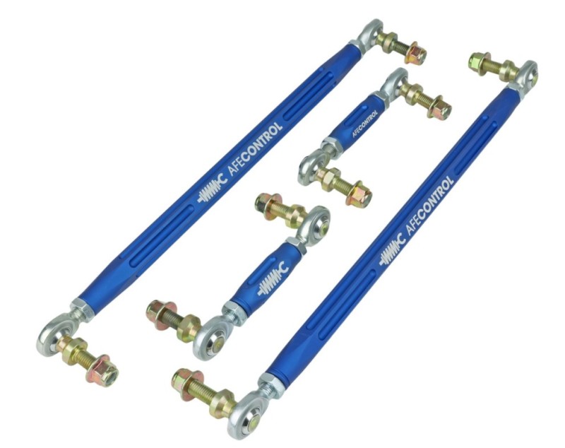 aFe Power Control 20-21 Toyota Supra 3.0L Adjustable End Links Kit - Front & Rear