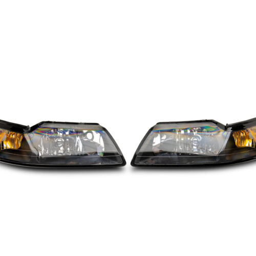 Raxiom for 1999-2004 Mustang Axial Series OEM Style Replacement Headlights- Black Housing (Clear Lens) - Image 6