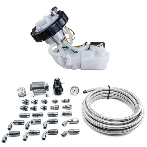 DeatschWerks /02-06 Acura RSX DW400 Pump Module & Return Kit w/CPE Fuel Lines for 2001-2005 Honda Civic