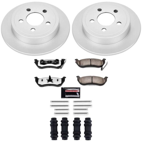Power Stop 03-07 Jeep Liberty Rear Z36 Coated Truck & Tow Brake Kit
