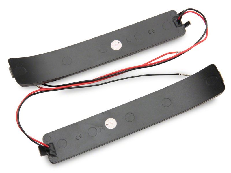 Raxiom for 2009-2014 Ford F-150 Axial Series White LED Mirror Turn Signal- Smoked - Image 3