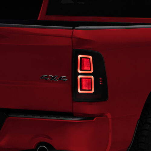Raxiom for 2009-2018 Dodge RAM 1500 LED Tail Lights- Black Housing (Smoked Lens) - Image 3