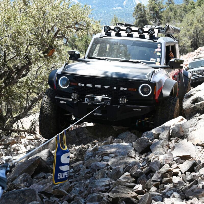 Superwinch 10000 LBS 12V DC 3/8in x 54ft Synthetic Rope Scorpion 10000SR Winch - Black Powdercoat - Image 10